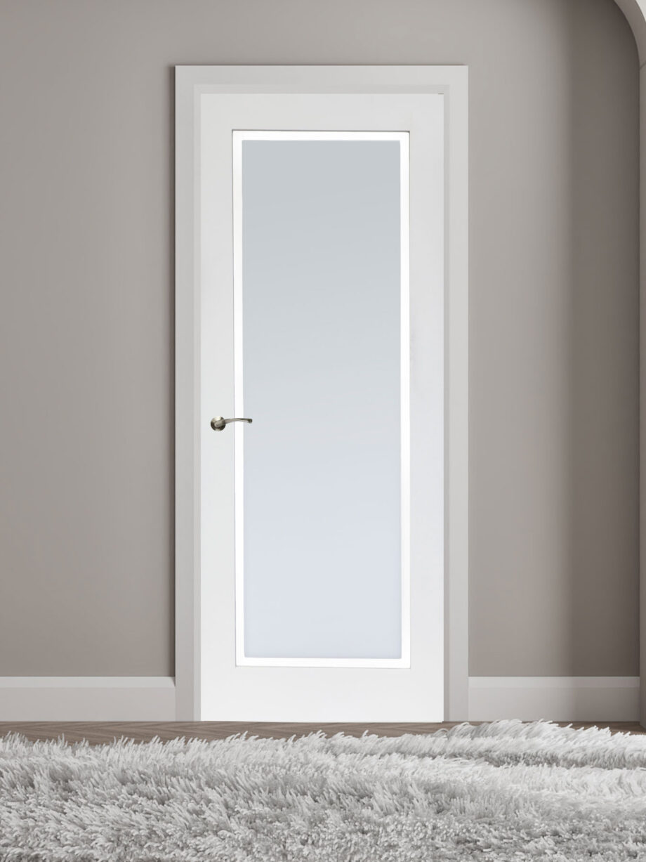 SHAKER DELUXE FLUSH WHITE PRIMED DOOR